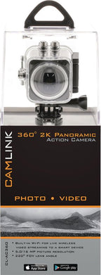Camlink CL-AC360 Full HD Action Camera 2k Wi-Fi / Microfoon Zwart - afbeelding 9