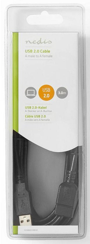 Nedis USB-kabel m USB 2.0 USB A - afbeelding 15