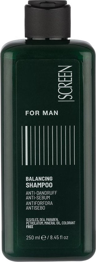 Screen For Man Balancing Shampoo 250ml - Anti-Dandruff / Anti-Sebum - afbeelding 1