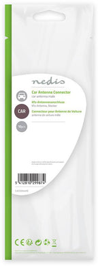 Nedis Connector voor Auto-Antenne - Recht - Male - Koper - 50 Ohm - Druk op - Metaal - Zilver - 10 Stuks - Envelop - afbeelding 7