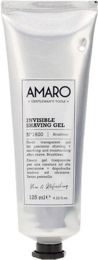 Scheergel Farmavita Amaro Nº1920 Brushless Transparant (125 ml) - afbeelding 3