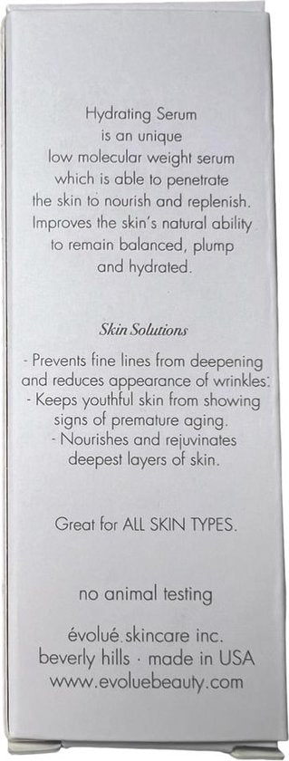 évolué hydrating serum 30ml - afbeelding 7