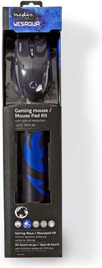 Nedis Gaming Muis & Muismat – Bedraad – 2400 DPI – Optisch – Ergonomisch – Zwart - afbeelding 7