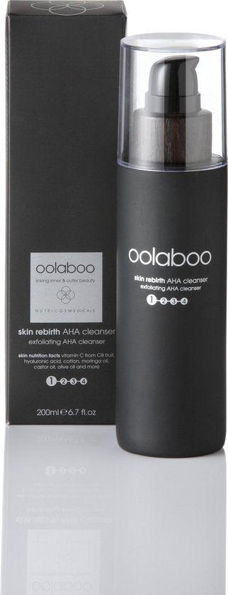 Oolaboo - Skin Rebirth - AHA Cleanser - Exfoliating AHA Cleanser (Phase 1) - 200 ml - afbeelding 2