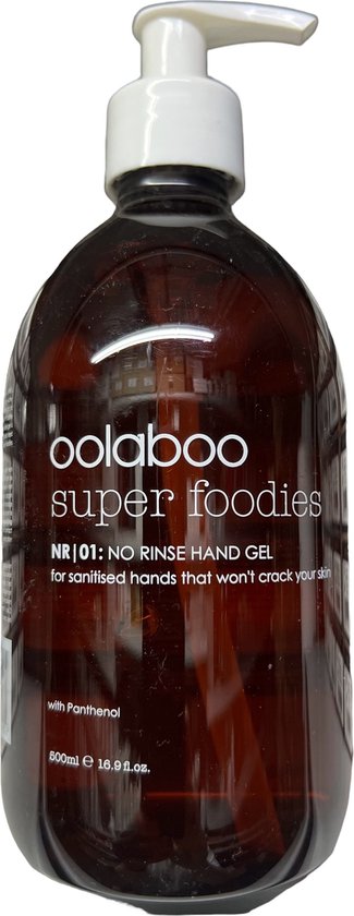 Oolaboo Super Foodies Hangreinigingsgel 500 ml met Panthanol - afbeelding 2