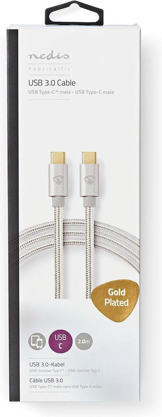 Nedis USB-kabel m 3.2 Gen 1 (3.1 Gen 1) USB C Aluminium - afbeelding 21