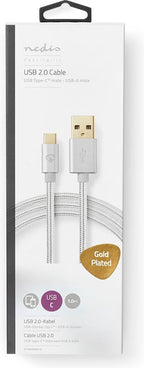 USB voor Synchroniseren, Opladen en AV-Ondersteuning | Verguld | USB C™ Male naar USB A Male | Voor Aansluiten van Smartphones en Mobiele Apparaten - afbeelding 22