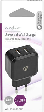 Wandoplader | 4,8 A | 2 uitgangen | USB-A | - afbeelding 17