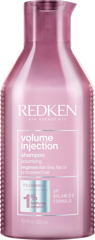 Redken Volume Injection Shampoo – Glanzende lift & body voor alle haartypes – 300 ml - afbeelding 1