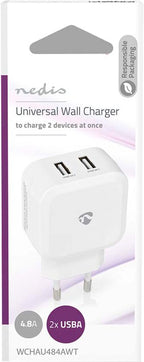 Wandoplader | 4,8 A | 2 uitgangen | USB-A | - afbeelding 21