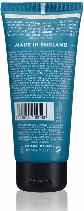 Dapper Dan - Barber Shop - After Shave Balm - 75 ml - afbeelding 2