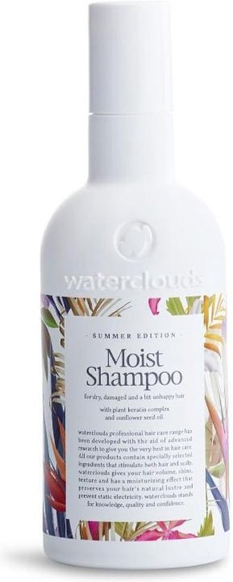 Waterclouds Moist Shampoo - 250 ml- Normale shampoo - Voor Alle haartypes - - afbeelding 1