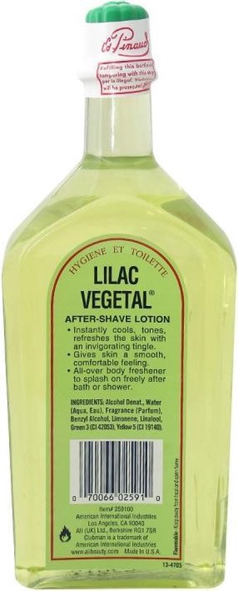 Clubman Pinaud Lilac Vegetal After Shave - afbeelding 12
