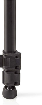 Nedis Statief - Maximaal draagvermogen: 3.0 kg - Minimale werkhoogte: 62.0 cm - Maximale werkhoogte: 158.5 cm - 3 Segmenten - Pan & Tilt - Inclusief reistas - Zelfnivellerende voeten - ABS / Aluminium - afbeelding 5
