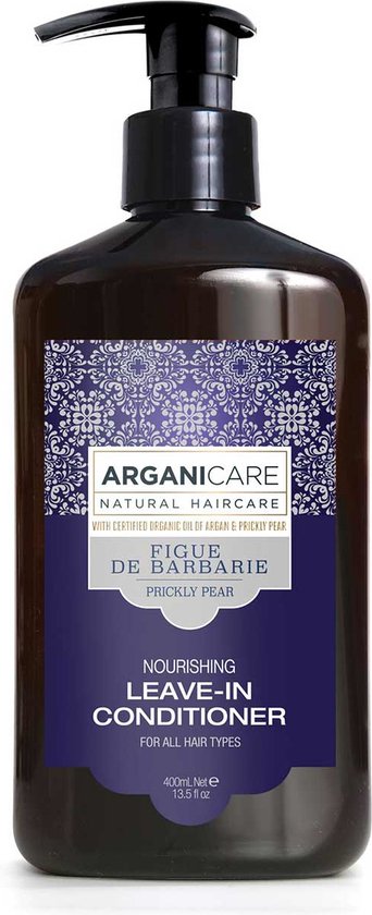 Arganicare Nourishing Leave-In Conditioner For All Hair Types - Argan & Prickly Pear 400Ml - afbeelding 2