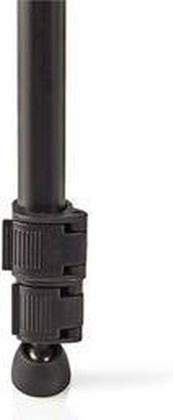 Nedis Statief - Maximaal draagvermogen: 3.0 kg - Minimale werkhoogte: 62.0 cm - Maximale werkhoogte: 158.5 cm - 3 Segmenten - Pan & Tilt - Inclusief reistas - Zelfnivellerende voeten - ABS / Aluminium - afbeelding 10