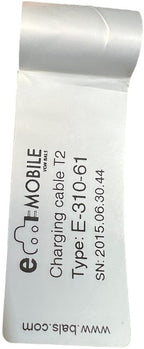 Bals/Emobile Elektrische Laadkabel Type 2 Met Open Eind 3 x 6.0 mm2 ( 1 fase max 32 A) uitrekbaar tot max 8,5 mtr - afbeelding 4
