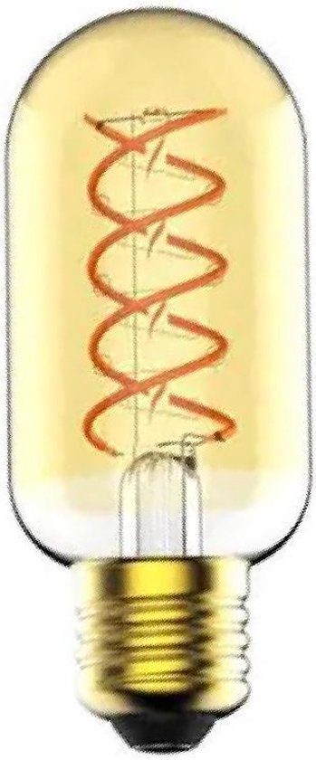 Nordlux - LED Buis T45 - 5W - E27 - Goud Spiraal - afbeelding 1