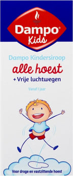 Dampo Kids Kindersiroop Alle Hoest + Vrije luchtwegen - Voor droge en vastzittende hoest - Vanaf 1 jaar - Medisch hulpmiddel - 100 ml - afbeelding 10