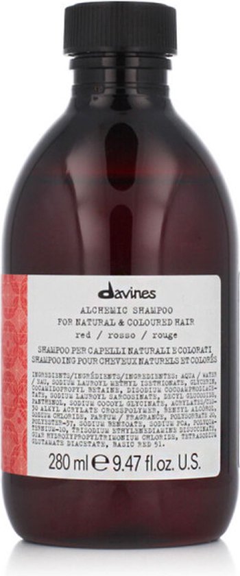 Niet-permanente Kleurshampoo Davines Alchemic Red 250 ml - afbeelding 6