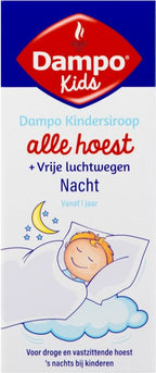 Dampo Kids Nacht Kindersiroop Alle Hoest + Vrije luchtwegen - Voor droge en vastzittende hoest 's nachts bij kinderen - Verlichting en verzachting bij het hoesten - Vanaf 1 jaar - Medisch hulpmiddel - 100 ml - afbeelding 15