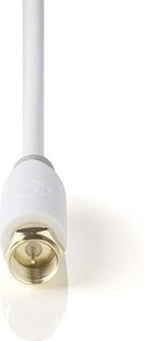 Nedis Satelliet- en Antennekabel - F-Male - F-Male - Verguld - 75 Ohm - Enkelvoudig Afgeschermd - 2.00 m - Rond - PVC - Wit - Doos - afbeelding 8