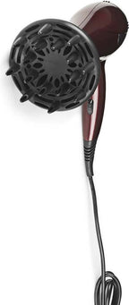 Nedis Föhn - 2000 W - Concentrator / Verdeler - 3 Warmte Standen - 2 Snelheden - Oververhittingsbeveiliging - 1.80 m - Rood/Zwart - Kunststof - afbeelding 13