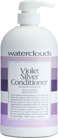 Waterclouds Violet Silver Conditioner - 1000 ml met pomp- Zilvershampoo - Voor Blondines - - afbeelding 1
