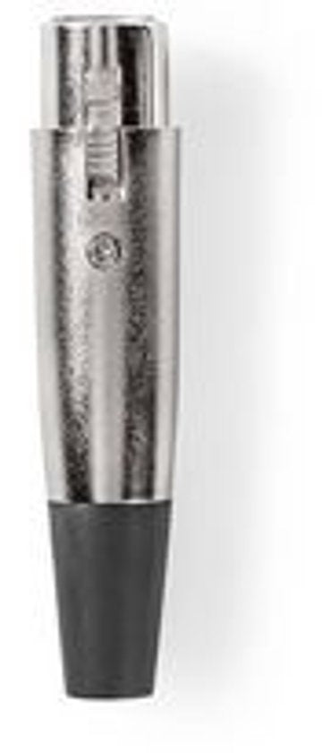 Nedis XLR-Connector - Recht - Female - Vernikkeld - Solderen - Diameter kabelinvoer: 7.0 mm - Metaal - Zilver - 25 Stuks - Polybag - afbeelding 10