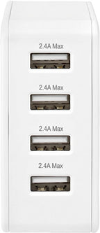 Nedis Oplader - 24 W - 4x 2.4 A - Outputs: 4 - 4x USB-A - Geen Kabel Inbegrepen - Single Voltage Output - Wit - afbeelding 17