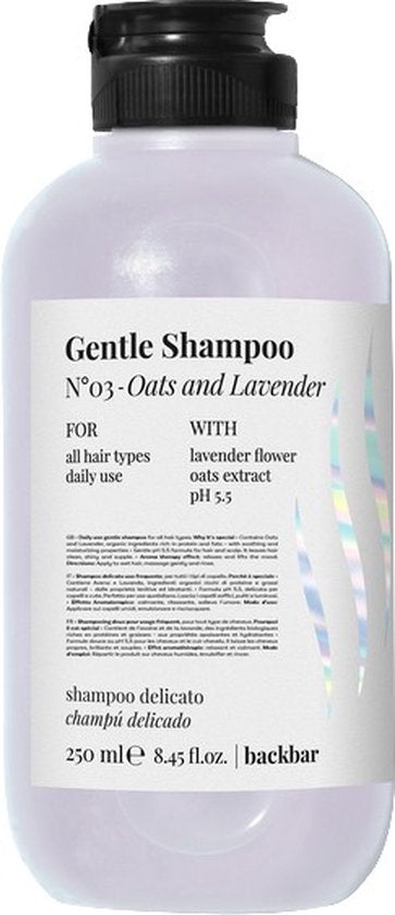 FarmaVita Back.Bar N°03 Oats & Lavender Gentle Shampoo Vrouwen Zakelijk ml - afbeelding 7