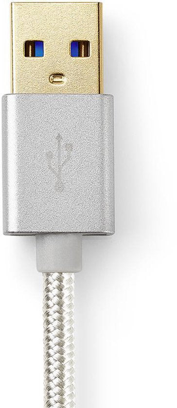 Nedis USB-C naar USB-A kabel - USB3.0 - tot / aluminium - meter - afbeelding 36