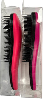2x Inebrya Brush Anti-Klit Pink en Fuchsia - afbeelding 2