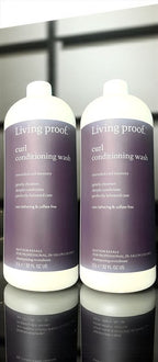 2 stuks Curl Conditioning Wash a 1000 ml Living Proof inclusief pomp - afbeelding 1