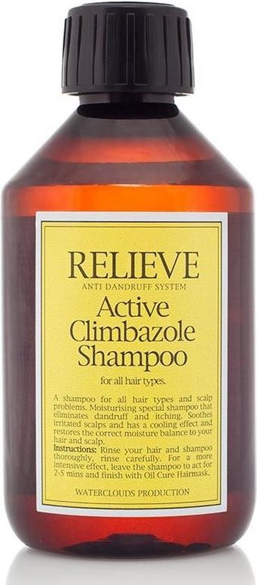 Waterclouds Relieve Active Climbazole Shampoo - 250 ml- Normale shampoo - Voor Alle haartypes - - afbeelding 2