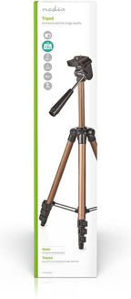 Nedis Statief - Maximaal draagvermogen: 1.5 kg - Minimale werkhoogte: 35.0 cm - Maximale werkhoogte: 106.0 cm - 3 Segmenten - Pan & Tilt - Inclusief reistas - ABS / Aluminium - Brons / Zilver - afbeelding 10