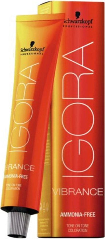 Schwarzkopf vibrance 6-68 tube 60 ml - Donkerblond chocolade rood - afbeelding 1