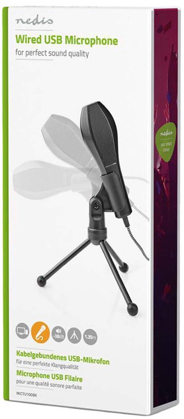Nedis Microfoon - Apparaat: Desktop / Notebook - Bedraad - 1x USB - afbeelding 18