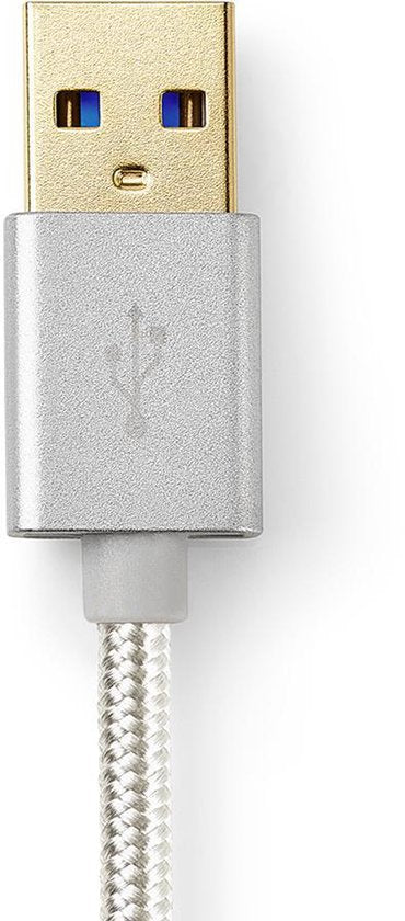 Nedis USB-C naar USB-A kabel - USB3.0 - tot / aluminium - meter - afbeelding 18
