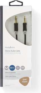 Nedis Stereo-Audiokabel - 3,5 Male - 3,5 Male - m - Rond - afbeelding 33