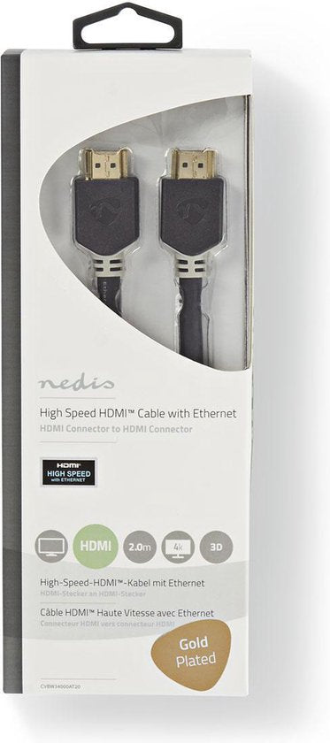 High Speed met Ethernet | HDMI™ Connector | HDMI™ Connector | | | m | | | Antraciet | - afbeelding 99