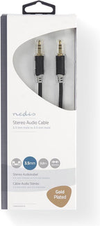 Nedis Stereo-Audiokabel - 3,5 Male - 3,5 Male - m - Rond - afbeelding 50