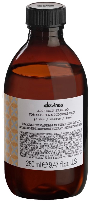 Niet-permanente Kleurshampoo Davines Alchemic Golden 250 ml - afbeelding 1