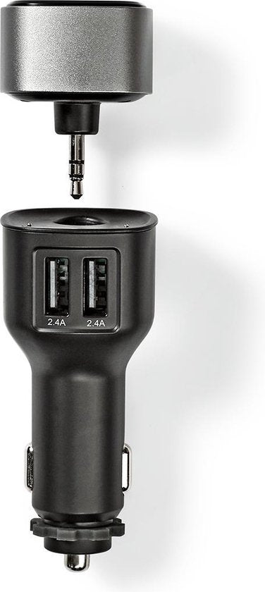 Nedis Bluetooth Multi-Adapter - Output: 1x 3,5 mm - SBC - 7 uur - Ingebouwde microfoon - Volumebediening - Automatische uitschakelfunctie - Grijs / Zwart - afbeelding 5