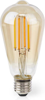 Nedis SmartLife LED Filamentlamp - Wi-Fi - E27 - 806 lm - 7 W - Warm Wit - 1800 - 3000 - Glas - Android / IOS - ST64 - 1 Stuks - afbeelding 10