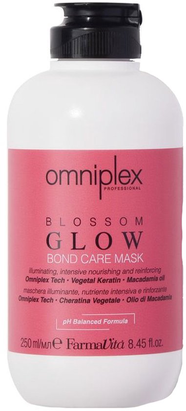 FarmaVita Omniplex Blossom Glow Bond Care Mask 250ml - afbeelding 1