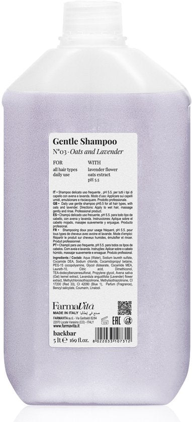 Shampoo Back Bar Nº03 Farmavita - afbeelding 1