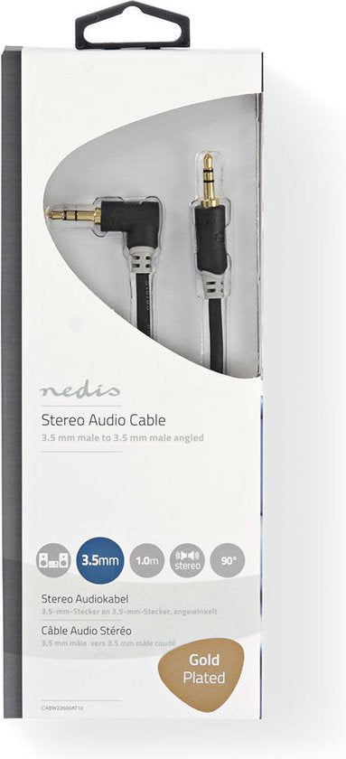 Nedis Stereo-Audiokabel - 3,5 Male - 3,5 Male - m - Rond - afbeelding 42