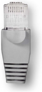 Nedis RJ45-Connector - Male - Solid UTP CAT6 - Recht - Verguld - 10 Stuks - PVC - Grijs - Doos - afbeelding 4