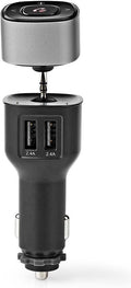 Nedis Bluetooth Multi-Adapter - Output: 1x 3,5 mm - SBC - 7 uur - Ingebouwde microfoon - Volumebediening - Automatische uitschakelfunctie - Grijs / Zwart - afbeelding 1